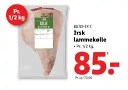 Lidl BUTCHER'S Irsk lammekølle tilbud