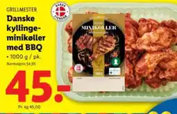 Lidl GRILLMESTER Danske kyllinge- minikøller med bbq tilbud