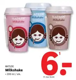 Lidl MATILDE Milkshake tilbud