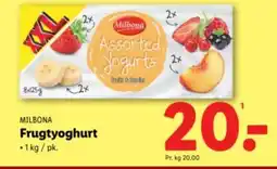 Lidl MILBONA Frugtyoghurt tilbud