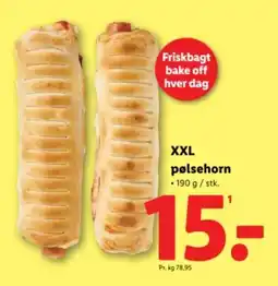 Lidl XXL Pølsehorn tilbud