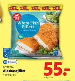 Lidl OCEAN SEA Alaskasejfilet tilbud