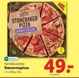 Lidl TRATTORIA ALFREDO Stenovnspizza tilbud