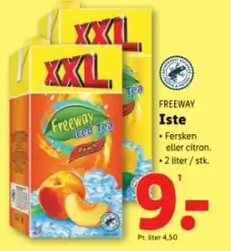 Lidl FREEWAY Iste tilbud
