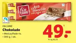 Lidl FIN CARRÉ Chokolade tilbud