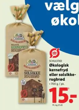 Lidl SCHULSTAD Økologisk kernefryd eller solsikke- rugbrød tilbud
