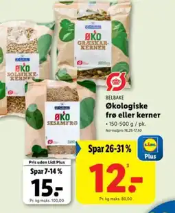 Lidl BELBAKE Økologiske frø eller kerner tilbud