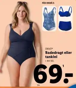 Lidl CRIVIT Badedragt eller tankini tilbud