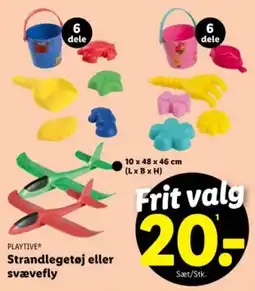 Lidl PLAYTIVE Strandlegetøj eller svævefly tilbud