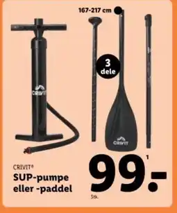Lidl CRIVIT Sup-pumpe eller -paddel tilbud