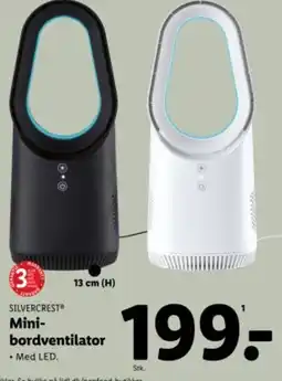 Lidl SILVERCREST Mini- bordventilator tilbud