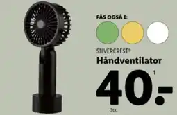 Lidl SILVERCREST Håndventilator tilbud