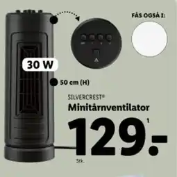 Lidl SILVERCREST Minitårnventilator tilbud