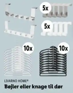 Lidl LIVARNO HOME Bøjler eller knage til dør tilbud
