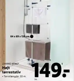 Lidl LIVARNO HOME Højt tørrestativ tilbud