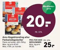 SPAR Amo Kageblanding eller Fødselsdagsboller tilbud