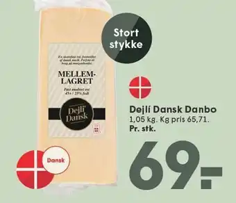 SPAR Dejlí Dansk Danbo tilbud