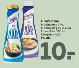 SPAR Cremefine tilbud