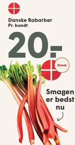 SPAR Danske Rabarber tilbud