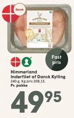 SPAR Himmerland Inderfilet af Dansk Kylling tilbud