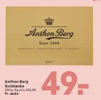 SPAR Anthon Berg Guldæske tilbud