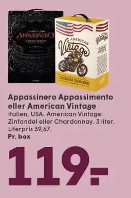 SPAR Appassinero Appasimento eller American Vintage tilbud
