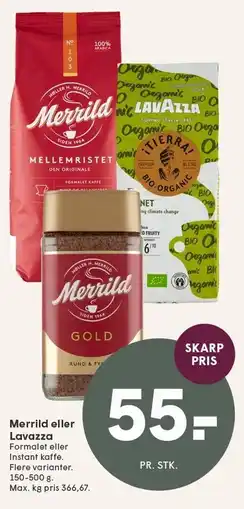 SPAR Merrild eller Lavazza tilbud