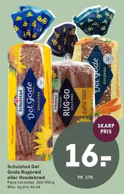 SPAR Schulstad Det Gode Rugbrød eller Hvedebrød tilbud