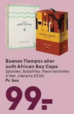 SPAR Buenos Tiempos eller south African Bay Cape tilbud