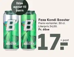 SPAR Faxe Kondi Booster tilbud