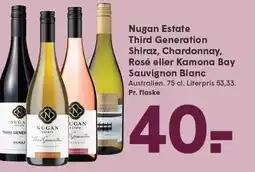 SPAR Nugan Estate Third Generation Shiraz, Chardonnay Rosé eller Kamona Bay Sauvignon Blanc tilbud