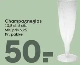 SPAR Champagneglas tilbud
