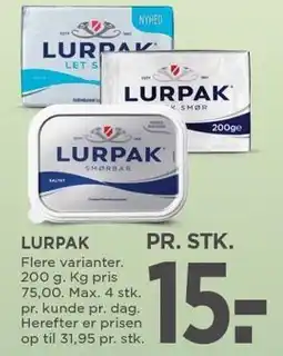 MENY LURPAK tilbud