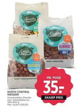 MENY EARTH CONTROL NØDDER tilbud