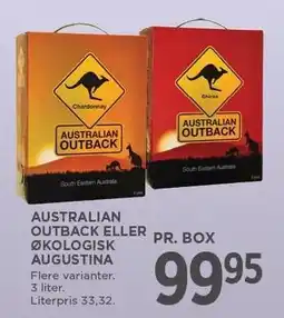 MENY AUSTRALIAN OUTBACK ELLER ØKOLOGISK AUGUSTINA tilbud