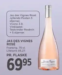 MENY JAS DES VIGNES ROSÈ tilbud