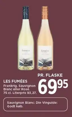 MENY LES FUMÉES tilbud
