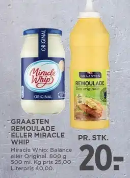 MENY GRAASTEN REMOULADE ELLER MIRACLE WHIP tilbud