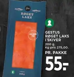 MENY GESTUS RØGET LAKS I SKIVER tilbud