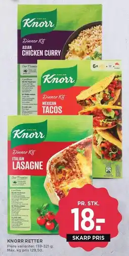 MENY KNORR RETTER tilbud