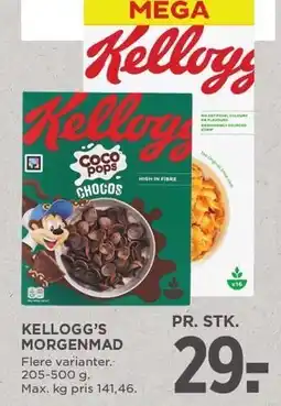 MENY KELLOGG'S MORGENMAD tilbud