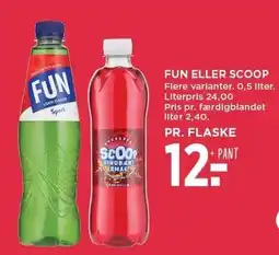 MENY FUN ELLER SCOOP tilbud