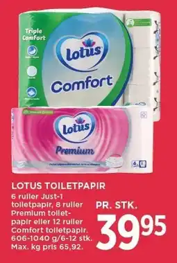 MENY LOTUS TOILETPAPIR tilbud