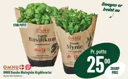 Min Købmand OMHU Danske Økologiske Krydderurter tilbud