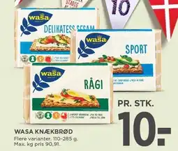MENY WASA KNÆKBRØD tilbud