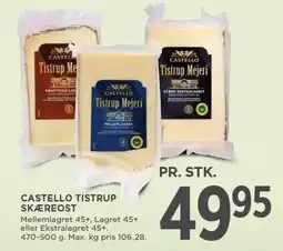 MENY CASTELLO TISTRUP SKÆREOST tilbud