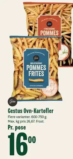 Min Købmand Gestus Ovn-kartofler tilbud