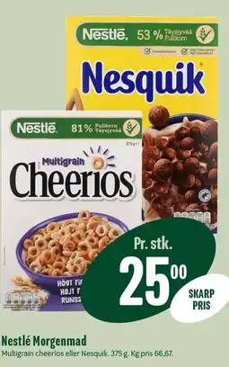 Min Købmand Nestlé Morgenmad tilbud