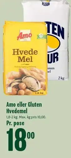 Min Købmand Amo eller Gluten Hvedemel tilbud