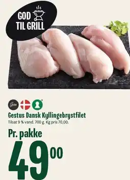 Min Købmand Gestus Dansk Kyllingebrystfilet tilbud